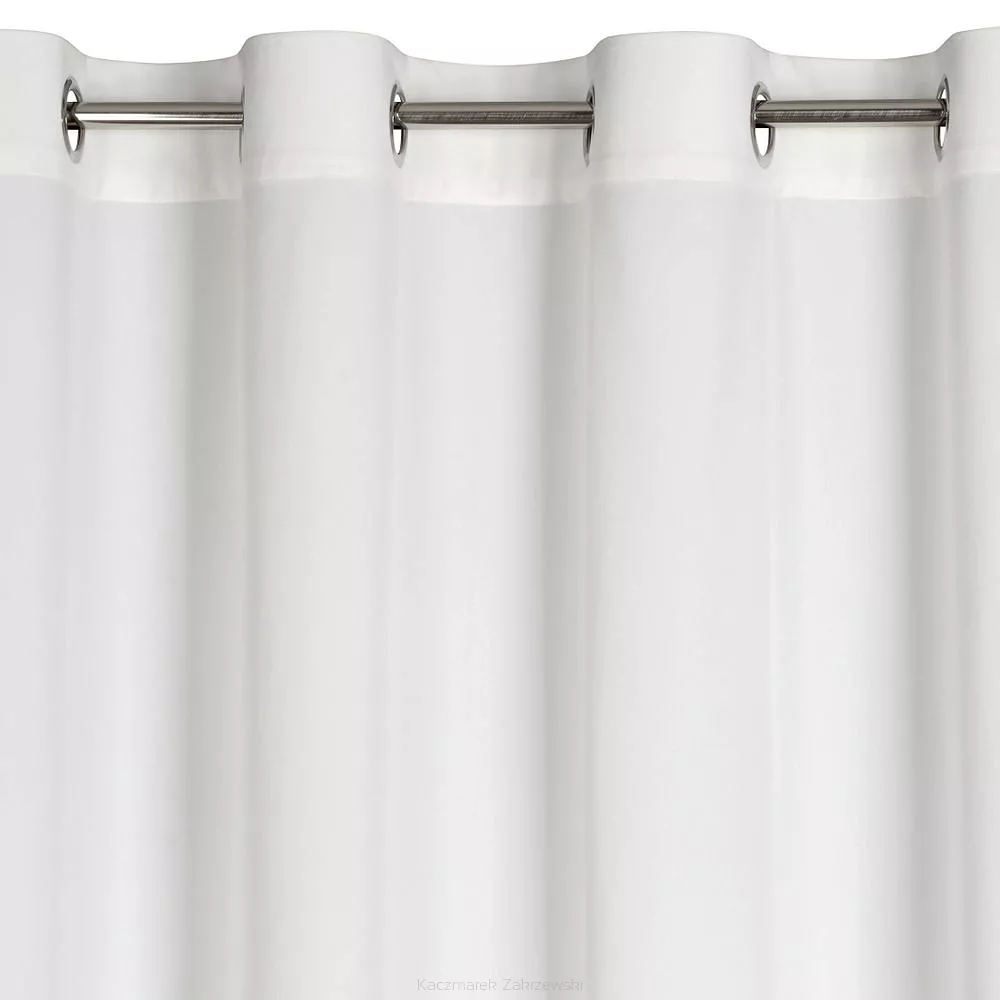 Zasłona gotowa na przelotkach PIERRE 140x250 Pierre Cardin Eurofirany biały