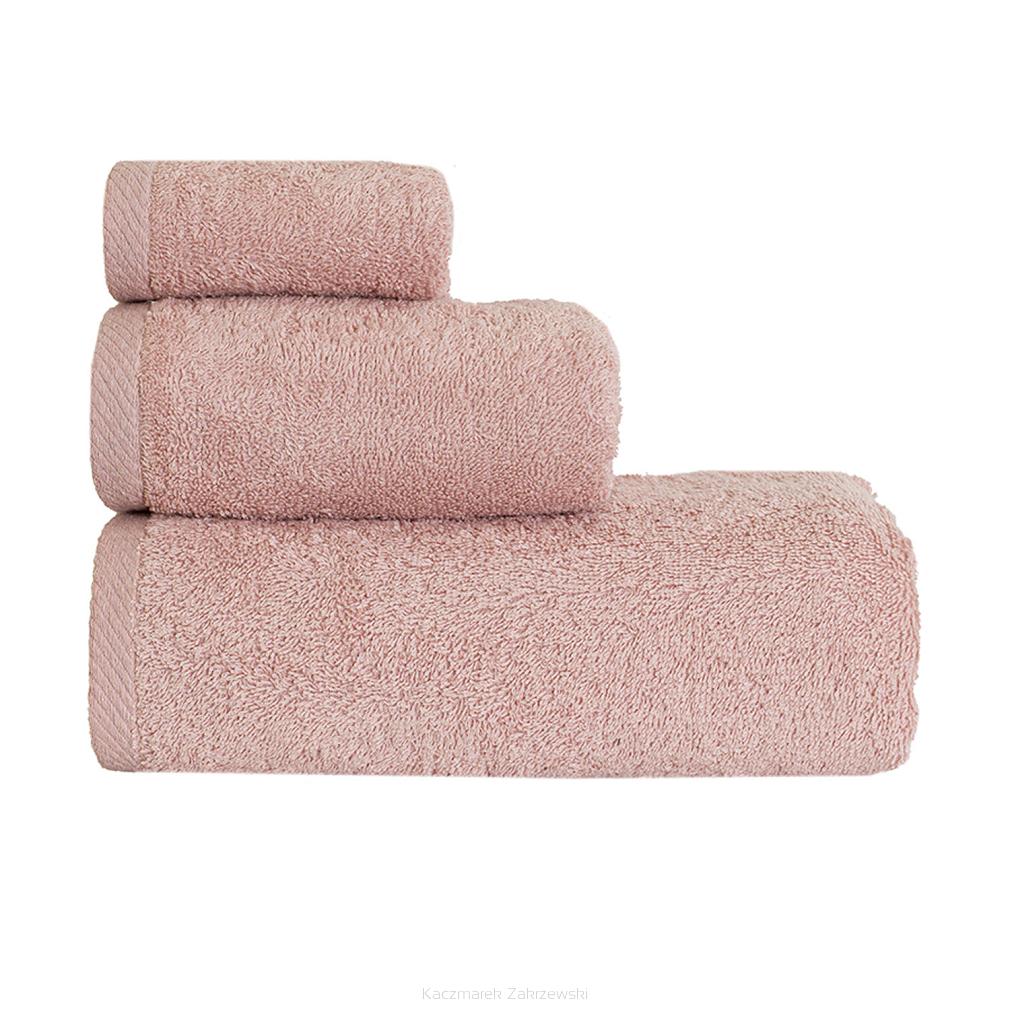 Ręcznik bawełniany gładki HARRY 70x140 różowy