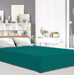 Prześcieradło jersey z elastanem z gumką 160x200 Darymex zielone
