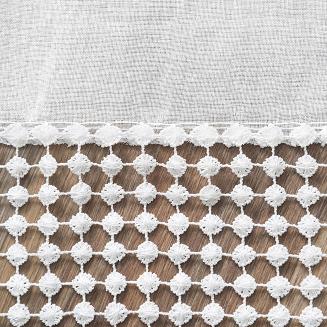 Firana gotowa na przelotkach GRACE 140x250 Eurofirany biały