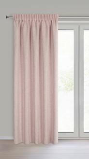 Zasłona gotowa na taśmie JULA2 140x270 Eurofirany pudrowy