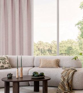 Zasłona gotowa na taśmie JULA2 140x270 Eurofirany pudrowy