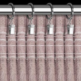 Zasłona gotowa na taśmie JULA2 140x270 Eurofirany pudrowy