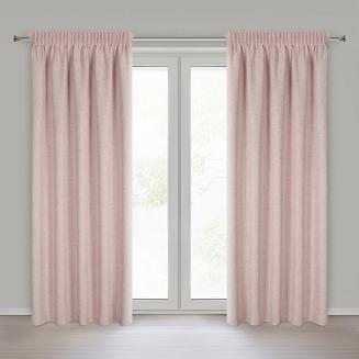 Zasłona gotowa na taśmie JULA2 140x270 Eurofirany pudrowy