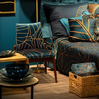 Misa dekoracyjna LILI6 Eurofirany turkusowy