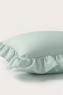 Poszewka do pościeli z falbanką RUFFY PREMIUM 50x70 szałwiowa