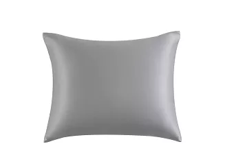 Jedwabna poszewka na poduszkę 50x60 jedwab morwowy szara