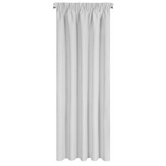 Zasłona gotowa na taśmie SUZAN 135x270 Eurofirany srebrny