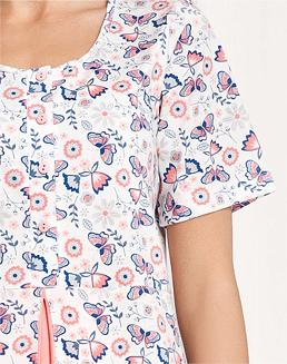 Koszula damska LUNA kod 50 różowe motyle