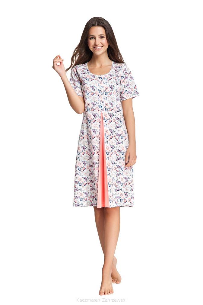 Koszula damska LUNA kod 50 różowe motyle