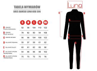 Dres damski LUNA kod 306 zielony