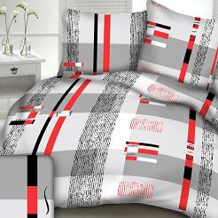 Pościel z kory 160x200 wzór czerwone klawisze