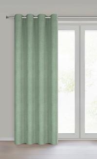 Zasłona gotowa na przelotkach LINDA 140x250 Eurofirany zielony