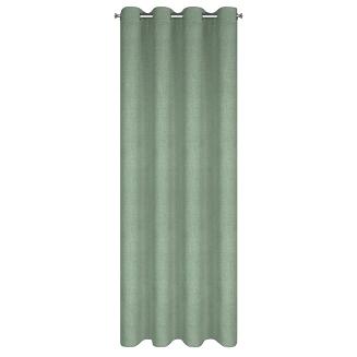 Zasłona gotowa na przelotkach LINDA 140x250 Eurofirany zielony