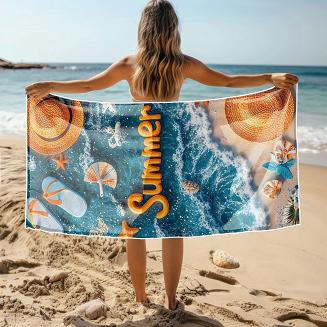 Ręcznik plażowy 100x180 lato na plaży