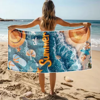 Ręcznik plażowy 100x180 lato na plaży