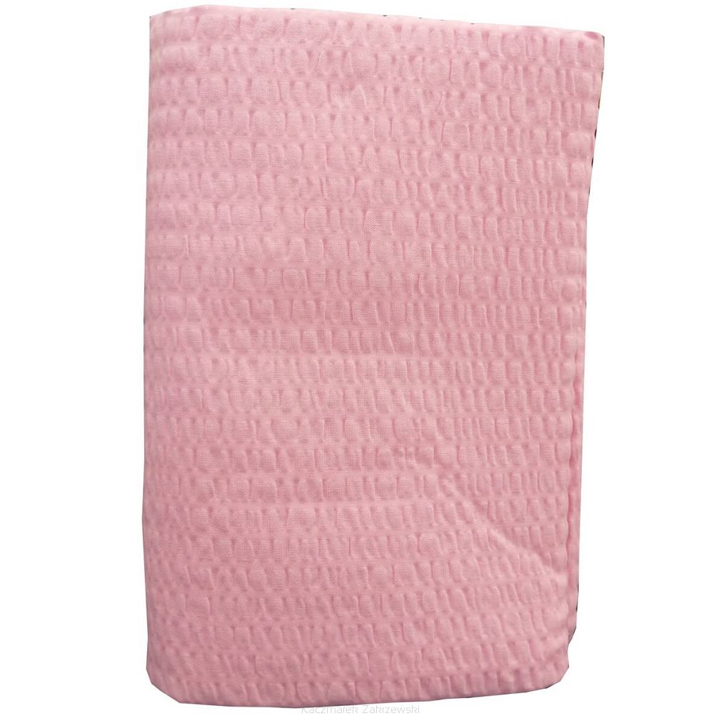 Prześcieradło z kory 160x210 różowy 100% bawełna
