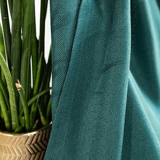 Zasłona gotowa na przelotkach JODEŁKA 140x250 butelkowa