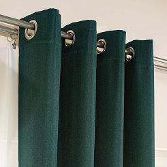 Zasłona gotowa na przelotkach JODEŁKA 140x250 butelkowa
