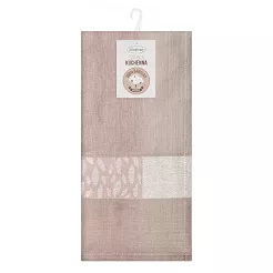 Ścierka kuchenna LEAF 50x70 Eurofirany pudrowy róż