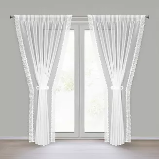 Firana gotowa na taśmie HESTIA 200x250 Eurofirany biały