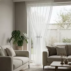 Firana gotowa na taśmie HESTIA 200x250 Eurofirany biały