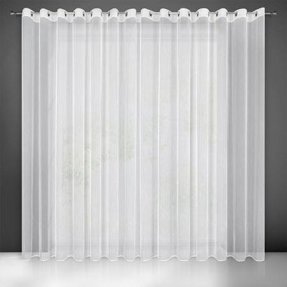 Firana gotowa na przelotkach PILAR 350x250 Eurofirany biała