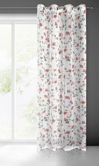 Firana gotowa na przelotkach JENNY 140x250 Eurofirany biały