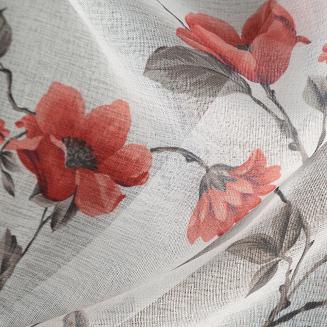 Firana gotowa na przelotkach JENNY 140x250 Eurofirany biały