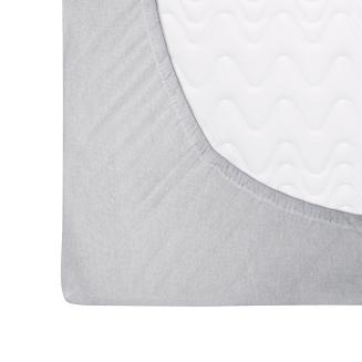 Prześcieradło flanelowe z gumką 160x200 Darymex popielaty