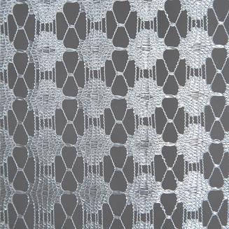 Firana gotowa na przelotkach JORDAN 140x250 Eurofirany srebrna