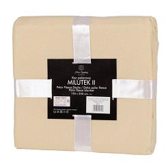 Koc narzuta na łóżko MILUTEK II 150x200 jednobarwny beżowy