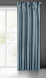 Zasłona gotowa na taśmie STYLE 140x270 Eurofirany dżinsowa