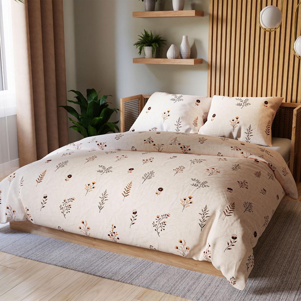 DUSORIA Komplet pościeli z bawełny satynowej 220x200cm 100112/SAT/000/220200/1