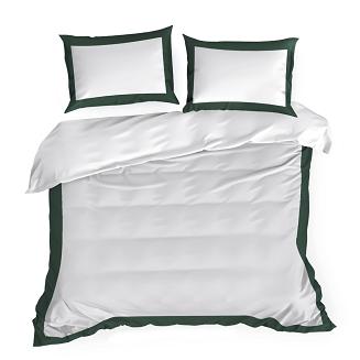 Pościel satynowa B+C.ZI 160x200 Eurofirany biały