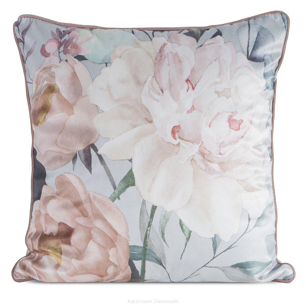 Poszewka dekoracyjna ROSITA2 45x45 Eurofirany srebrny