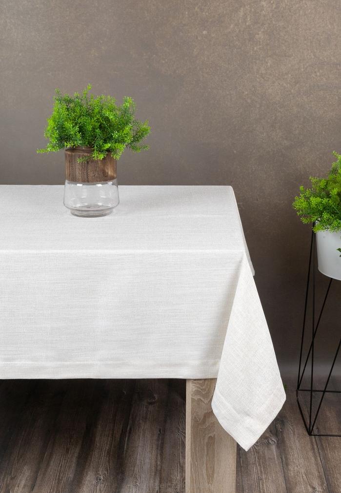 Obrus dekoracyjny ZOJA 140x240 Eurofirany biały
