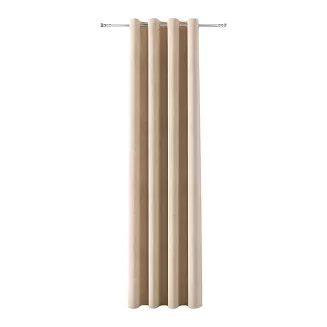 Zasłona gotowa na przelotkach SOFT 140x260 chłodny beżowy