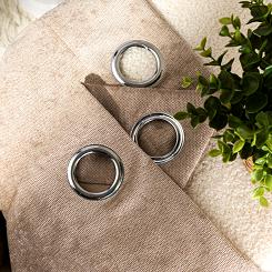 Zasłona gotowa na przelotkach SOFT 140x260 chłodny beżowy