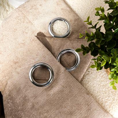 Zasłona gotowa na przelotkach SOFT 140x260 chłodny beżowy