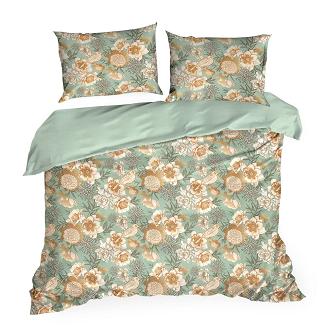 Pościel satynowa 160x200 Eurofirany miętowy