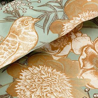 Pościel satynowa 160x200 Eurofirany miętowy