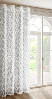 Zasłona gotowa na przelotkach VICTORIA 140x250 Eva Minge Eurofirany biały