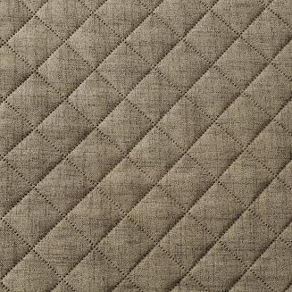 Narzuta dekoracyjna LEN ciemnobeżowy