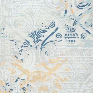 Komplet pościeli w pudełku MILAN 160x200 Eurofirany niebieska z motywem ornamentów