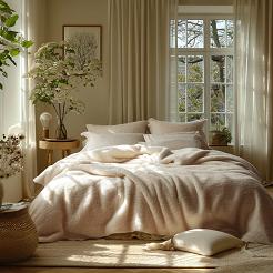 Pościel frotte 200x220 Darymex beżowa