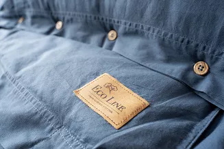 Pościel Bawełna Denim Pure /220/ Z Ozdobnymi Guzikami