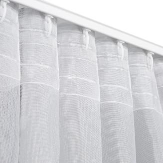 Firana gotowa na taśmie TONIA 400x300 Eurofirany biały