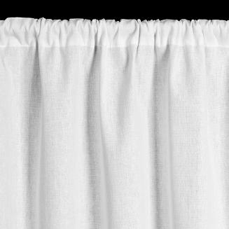Firana gotowa na taśmie ISAAC 60x150 Eurofirany biały