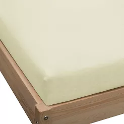 Prześcieradło jersey z gumką 120x200 ekri